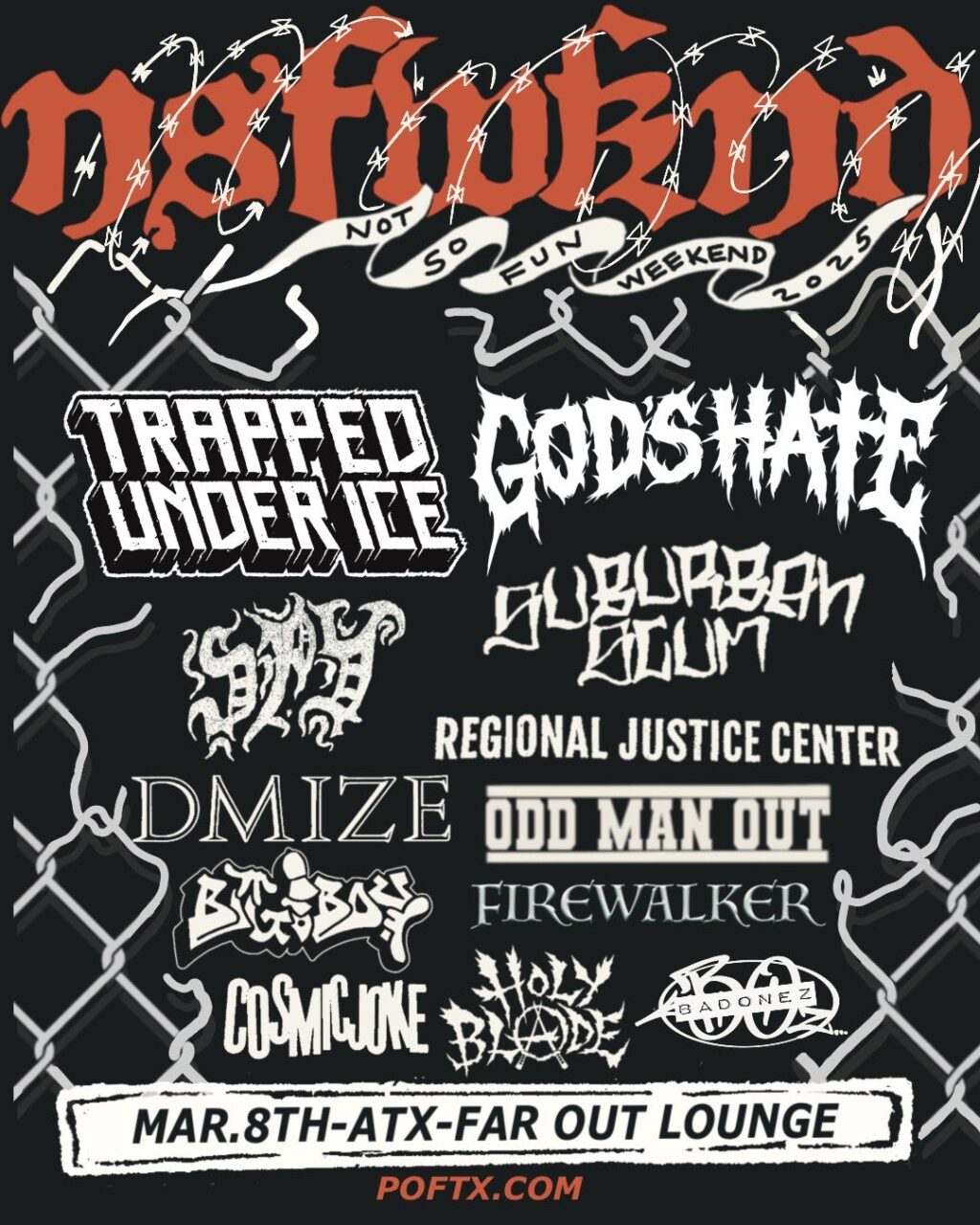Not So Fun Wknd Austin Concert Listing