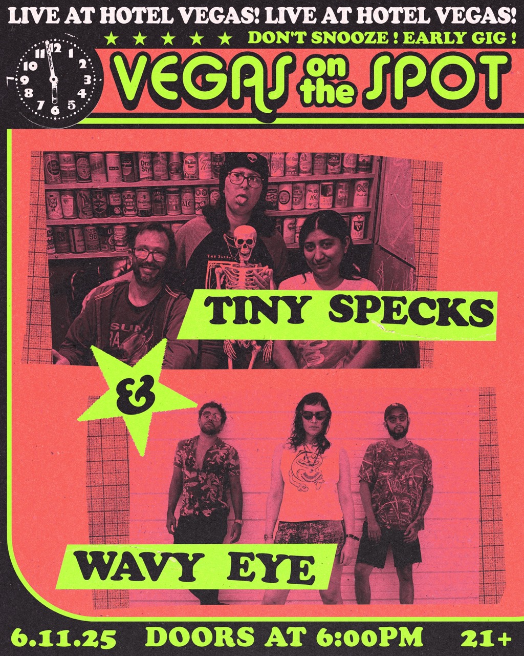 VEGAS ON THE SPOT ft. Tiny Specks & Wavy Eye Austin Concert Listing
